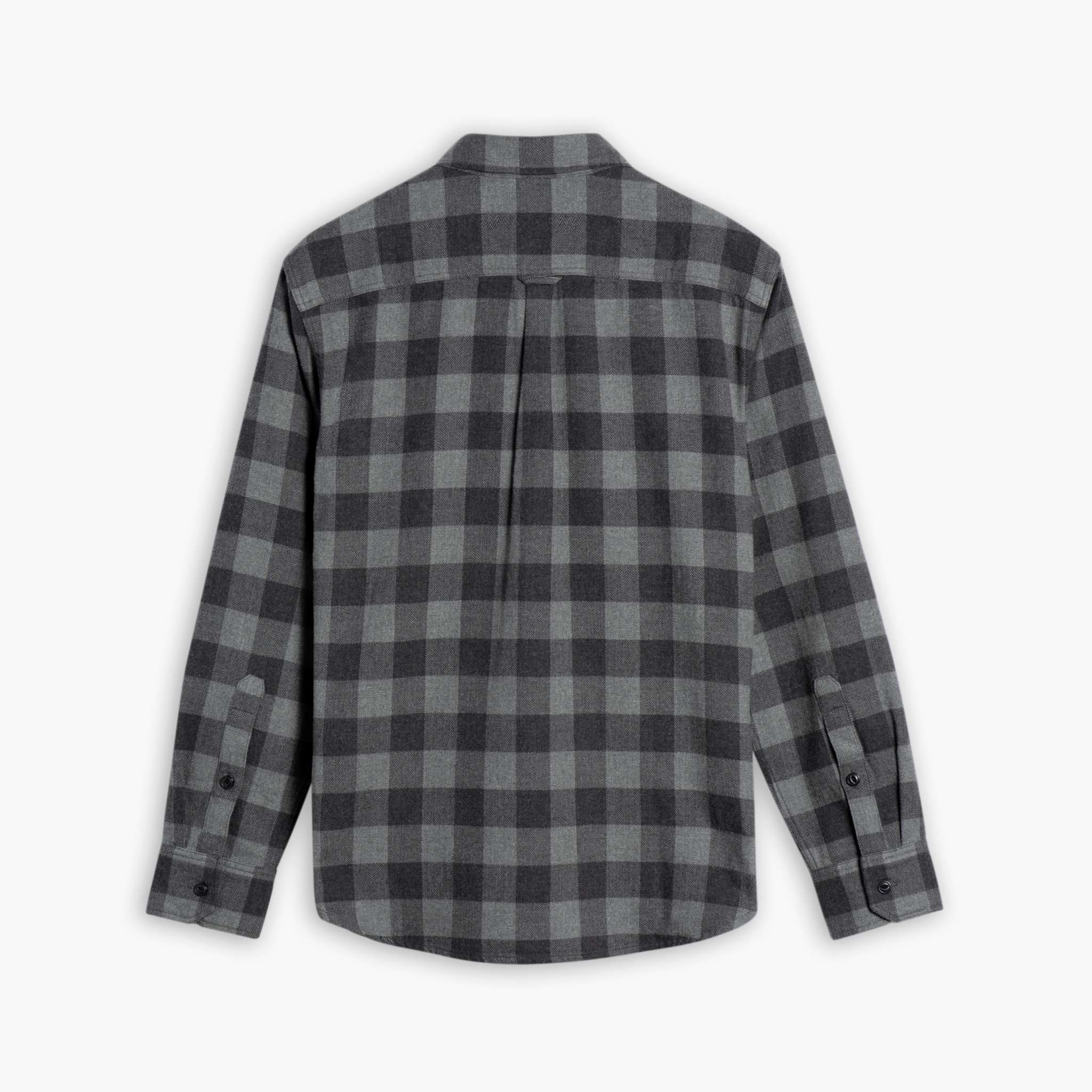 Buffalo Check Shirt | Black & Grey - Image 2