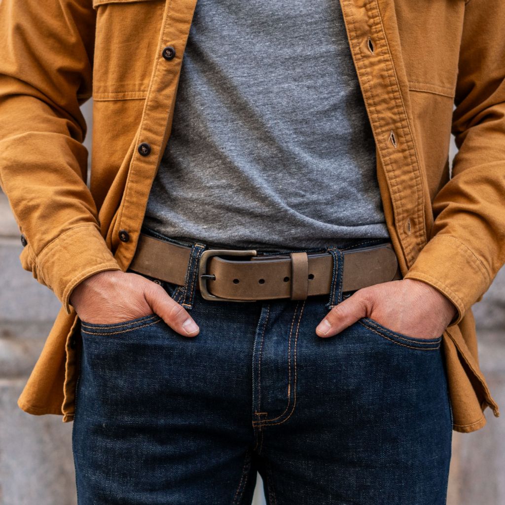 Men's Heritage Leather Belt | Burnt Copper - Image 4