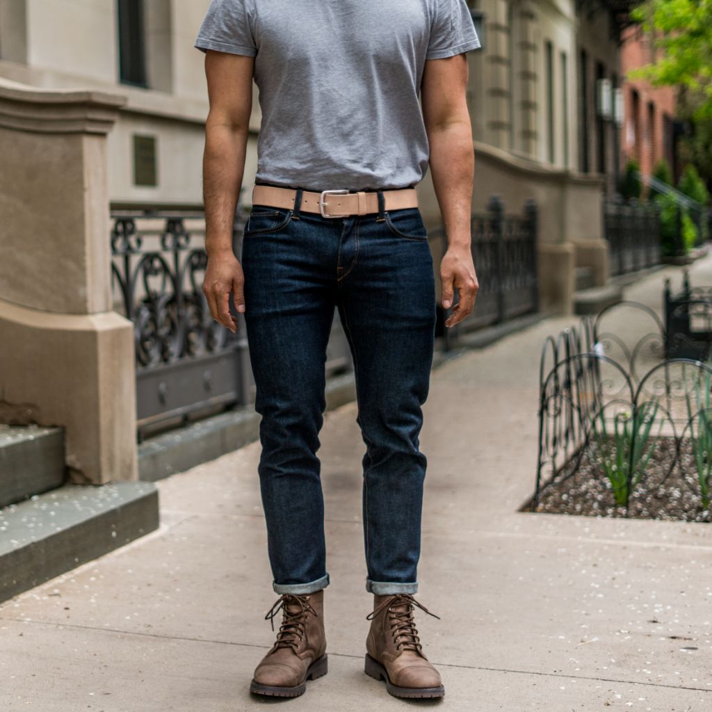 Men's Heritage Leather Belt | Natural Vachetta - Image 6