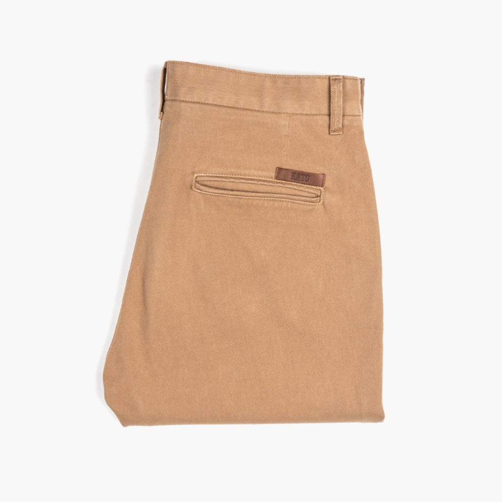 Kato Axe Slim Fit Chinos | Khaki - Image 4