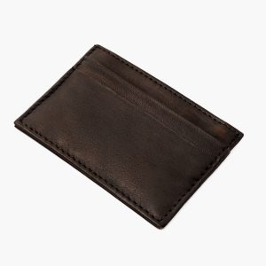Leather Card Holder | Black Coffee