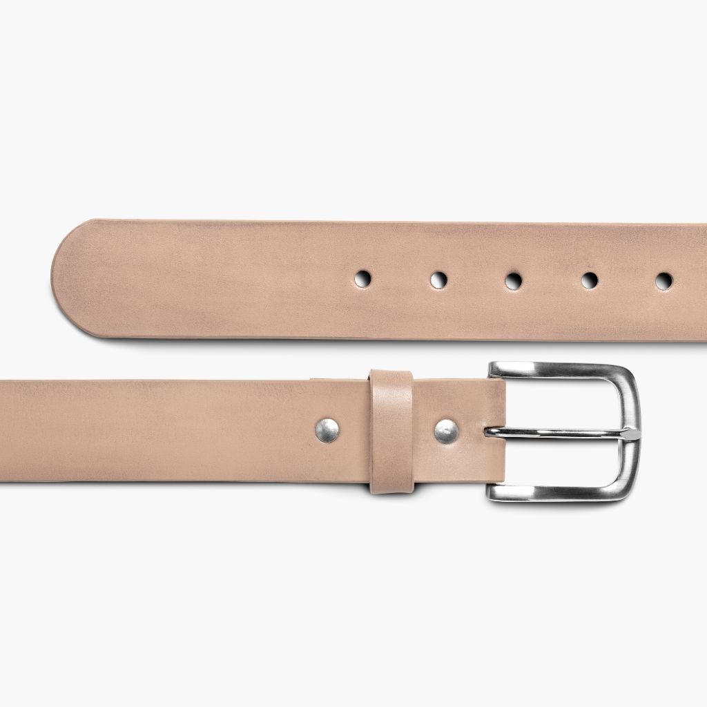 Men's Heritage Leather Belt | Natural Vachetta - Image 3