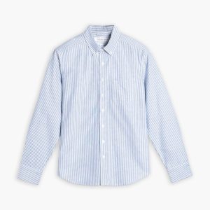 Oxford Shirt | White & Indigo